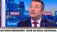 Karl Olive, député Ensemble pour la République des Yvelines, était l'invité de la Grande interview Europe 1-CNews.