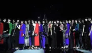 défilé prêt-à-porter, défilé automne-hiver 2017-2018, Giorgio Armani, Milan crédit : TIZIANA FABI / AFP - 1280