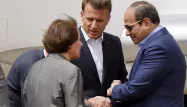 Emmanuel Macron est arrivé mardi à al-Arich, "avant-poste" égyptien du soutien humanitaire à Gaza, pour appeler à une reprise de l'aide à l'enclave palestinienne bloquée par Israël.