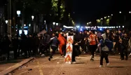 Incidents après la victoire du PSG.