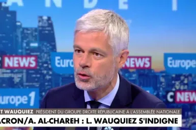 Président syrien reçu à l'Élysée : «On ne reçoit pas des dirigeants, membres d'anciens groupes terroristes qui veulent attaquer la France», condamne Wauquiez