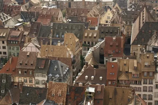 La ville de Strasbourg, en Alsace, récemment frappée par plusieurs séismes de faible magnitude (Image d'illustration)