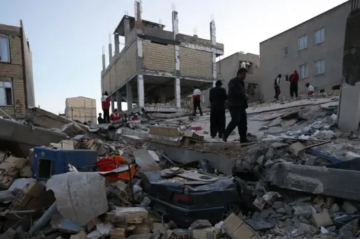 seisme iran, novembre 2017 crédit : POURIA PAKIZEH / ISNA / AFP 1280