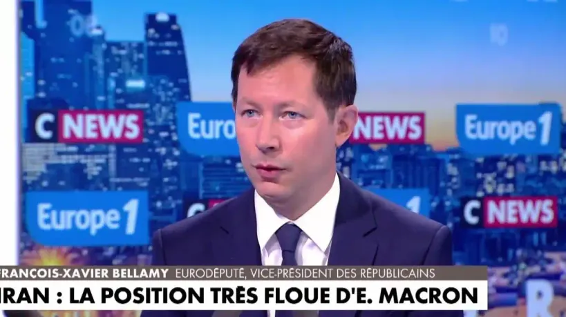 «Le régime iranien est d'abord le bourreau de son propre peuple», déclare François-Xavier Belllamy